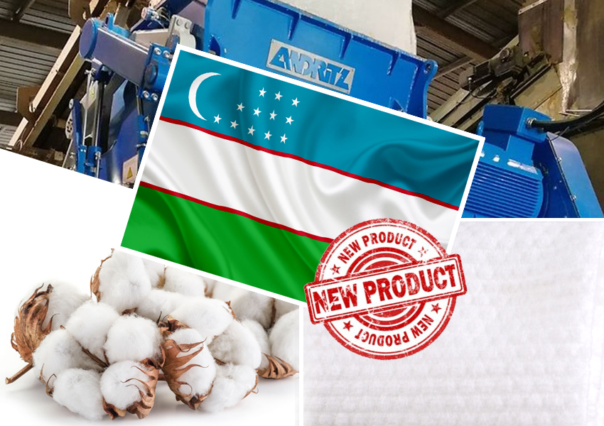 Texygen Textile will install a new line of Spunlace nonwovens in Uzbekistan